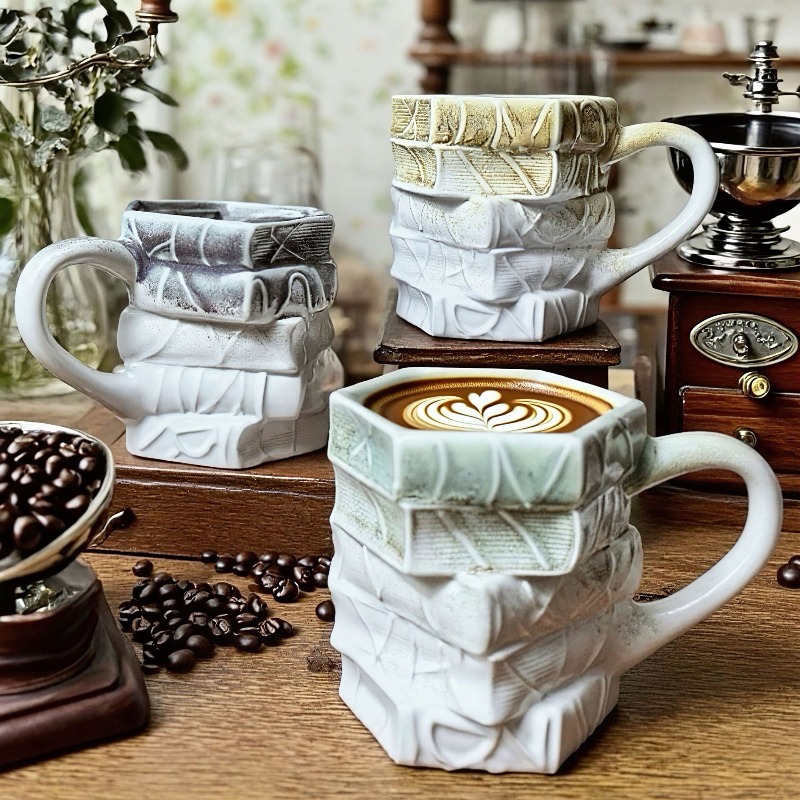 Photography Coffee - 120ML-200ML 크리에이티브 뉴 페인티드 북 컵