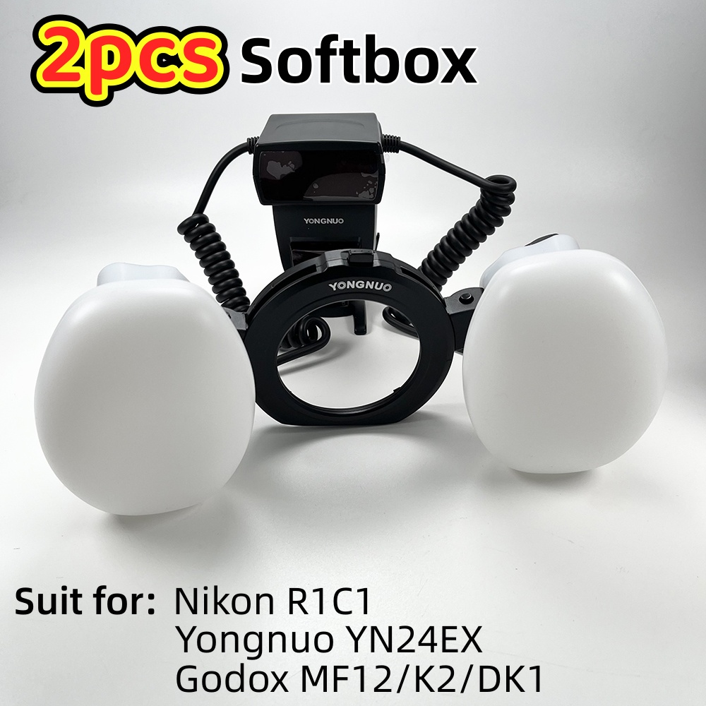 Pop Up Flash Diffuser - 니콘 R1C1 용 소프트박스 듀얼 헤드
