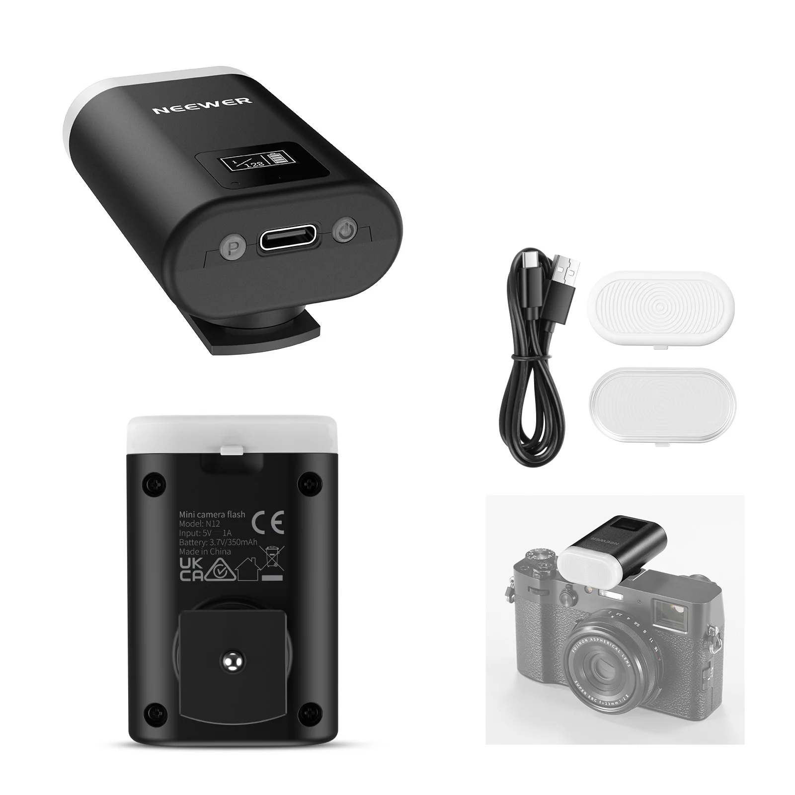 NEEWER N12 미니 휴대용 컴팩트 온카메라 외장형 - Speedlite Flash External 리뷰 및 가격