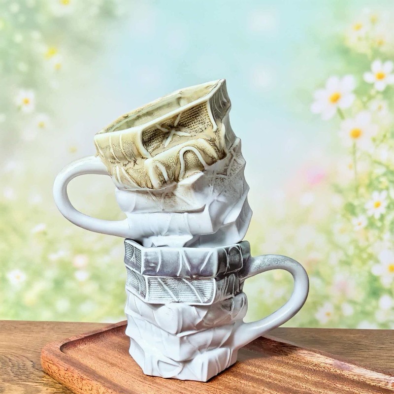 120ML-200ML 크리에이티브 뉴 페인티드 북 컵  - Photography Coffee 리뷰 및 가격