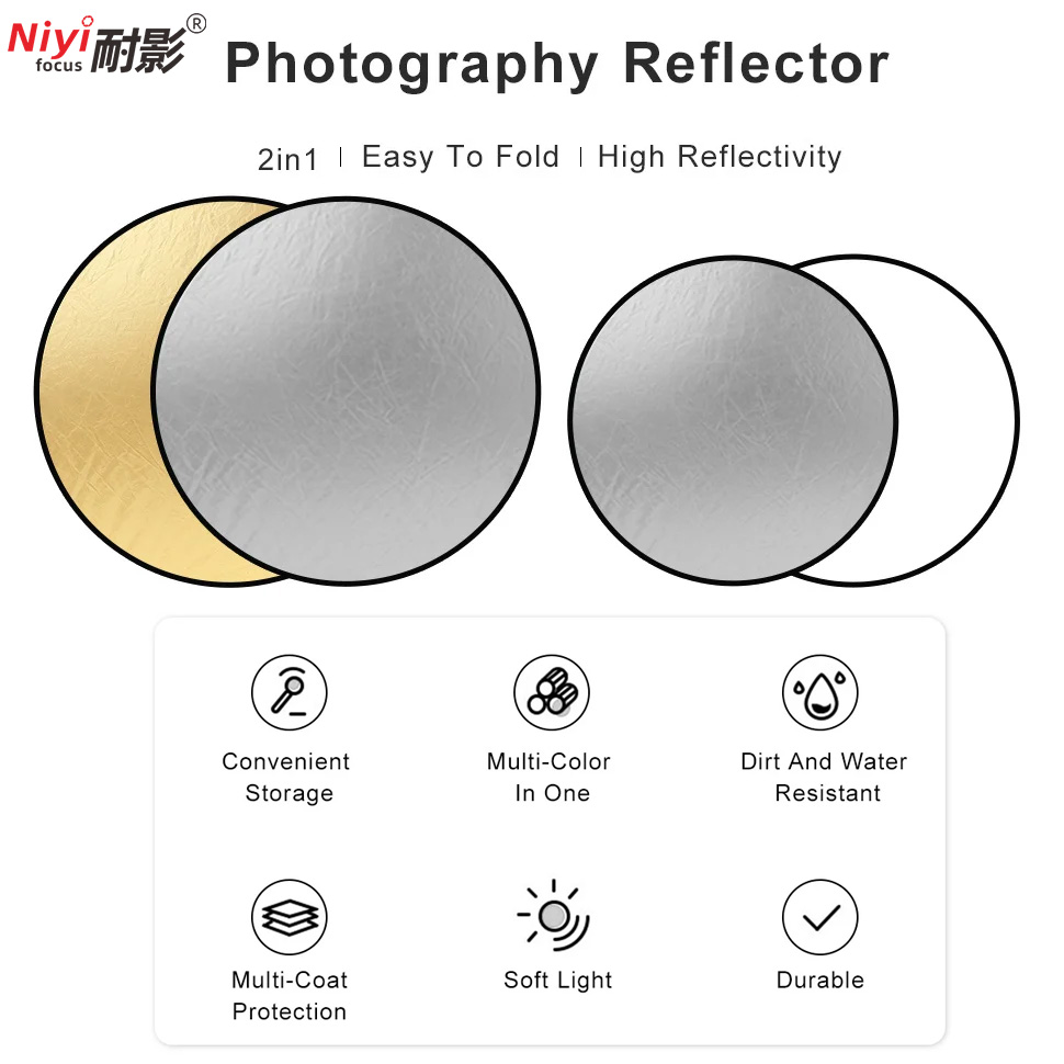 2in1 원형 휴대용 반사판 30cm 60cm 80cm - Pop Up Flash Diffuser 리뷰 및 가격
