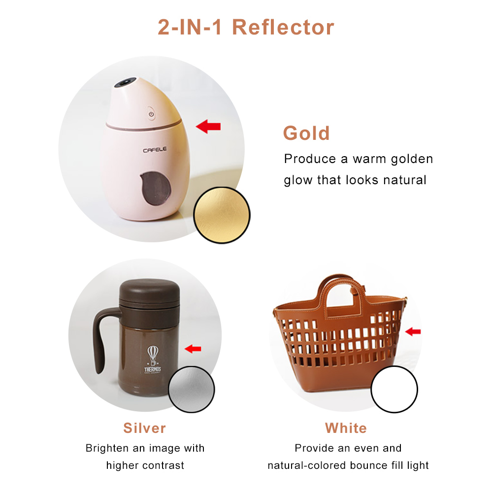 2in1 원형 휴대용 반사판 30cm 60cm 80cm - Pop Up Flash Diffuser 리뷰 및 가격