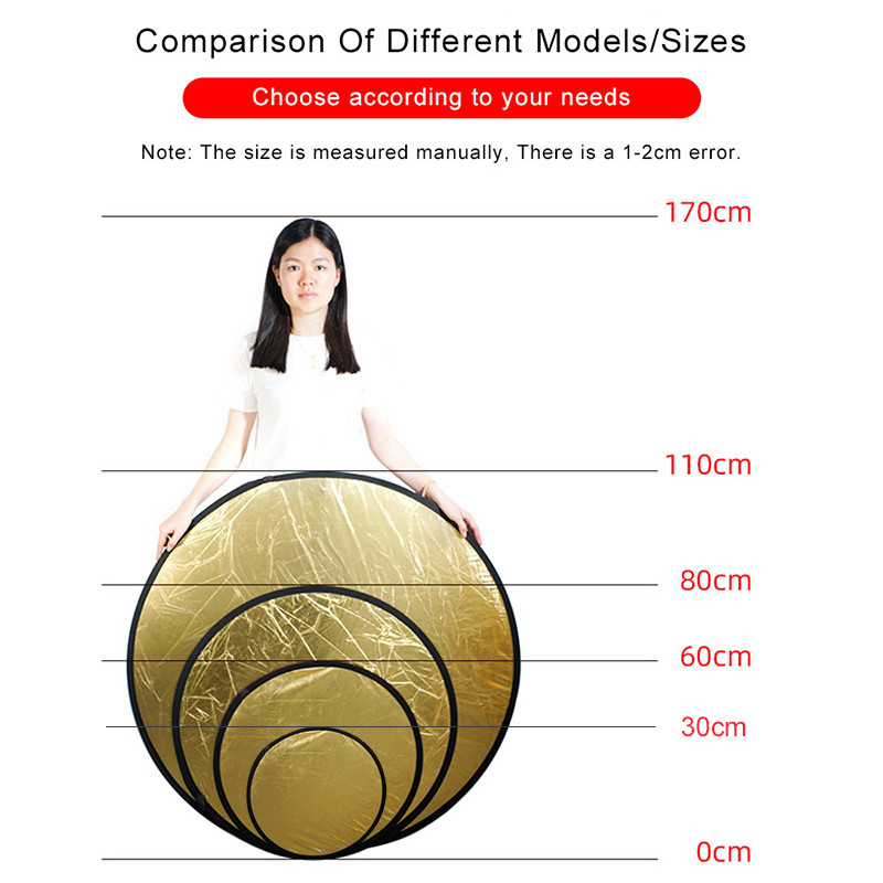 2in1 원형 휴대용 반사판 30cm 60cm 80cm - Pop Up Flash Diffuser 리뷰 및 가격