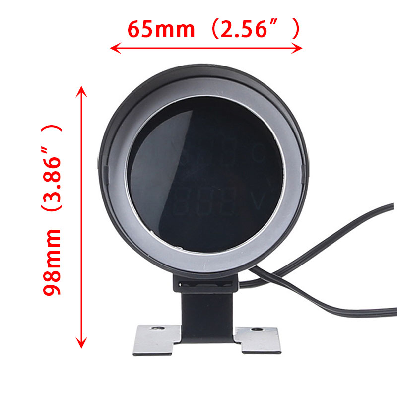 2 in 1 LED 디지털 자동차 온도계, 엔진 과열  - Light Meter Incident 리뷰 및 가격