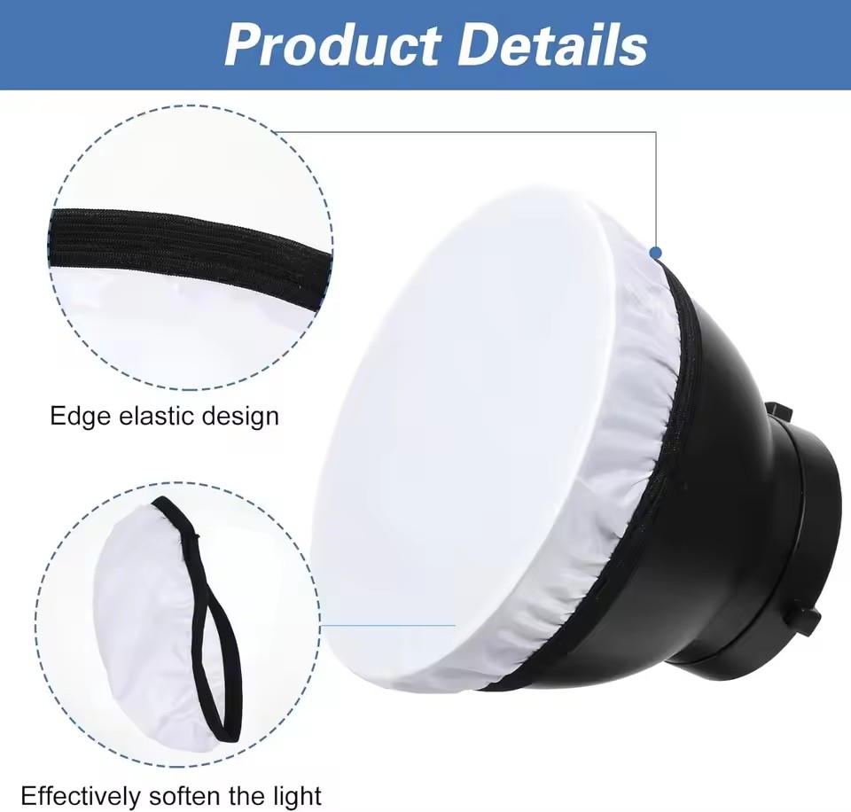 1/3/5/10Pcs 7인치 사진 조명 소프트 디퓨저  - Pop Up Flash Diffuser 리뷰 및 가격
